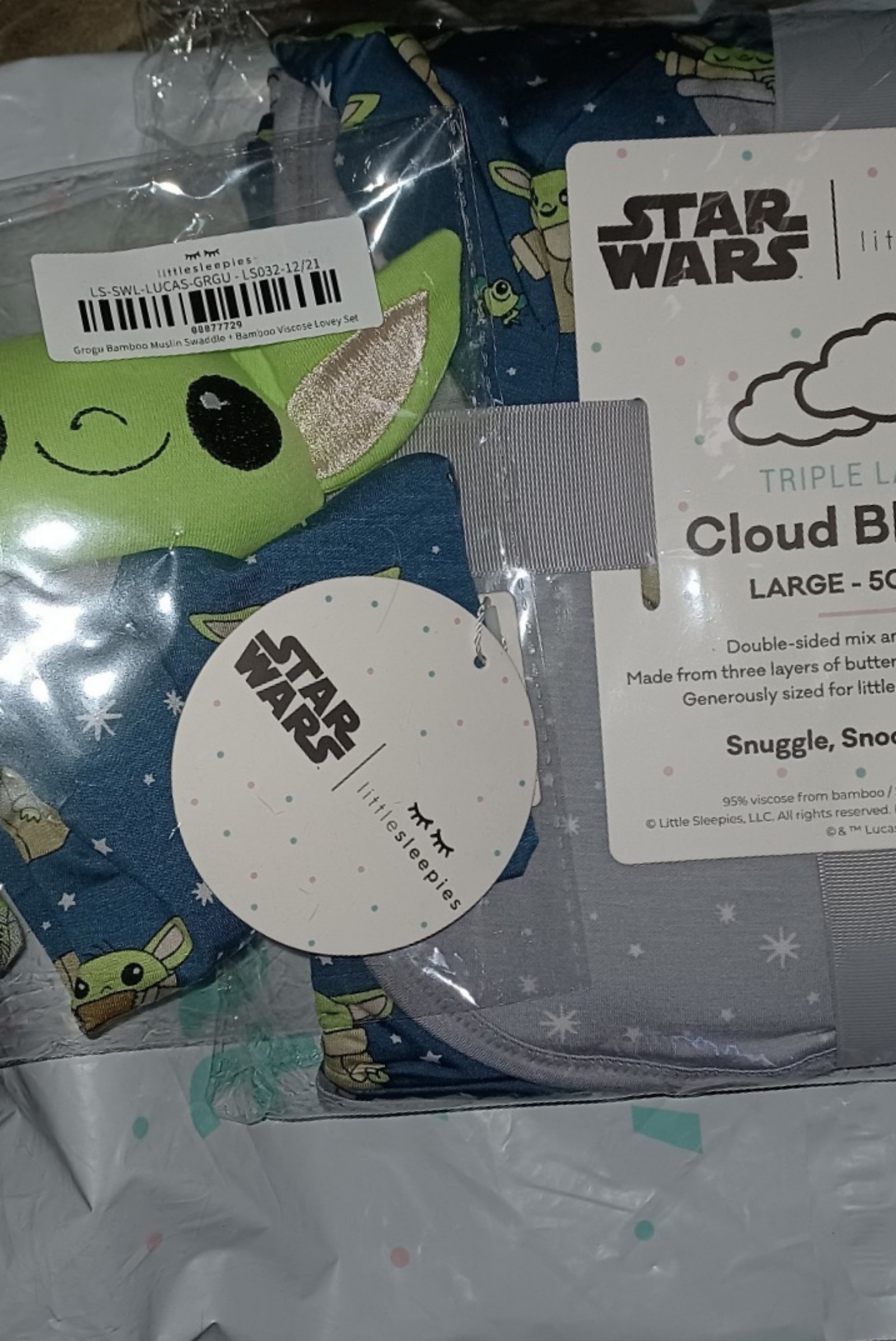 little sleepies cloud blanket