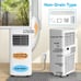 Portable Air Conditioner,8500 BTU portable ac up to 360 Sq,3 IN 1 with Remote Co