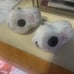 Ceramic Rabbit Lot of 2 LOMONOSOV Made In USSR