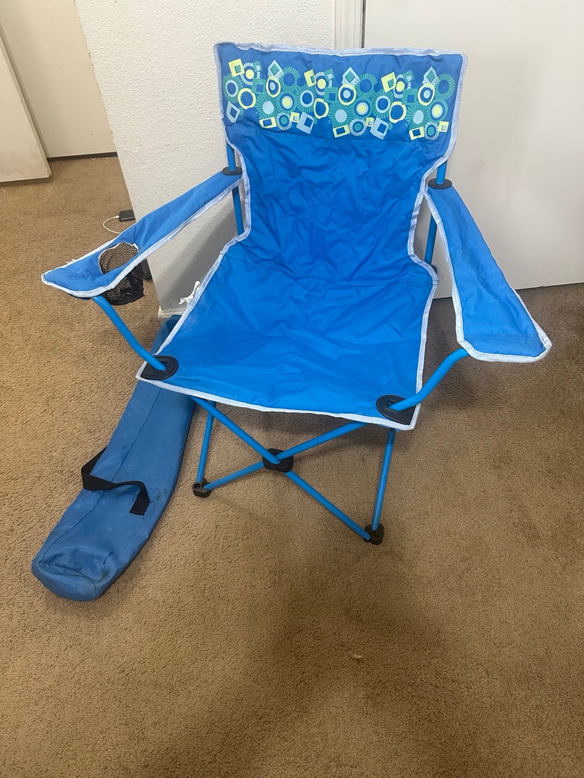Personalized camping chair Customized foldable outdoor pool chair drink holder
