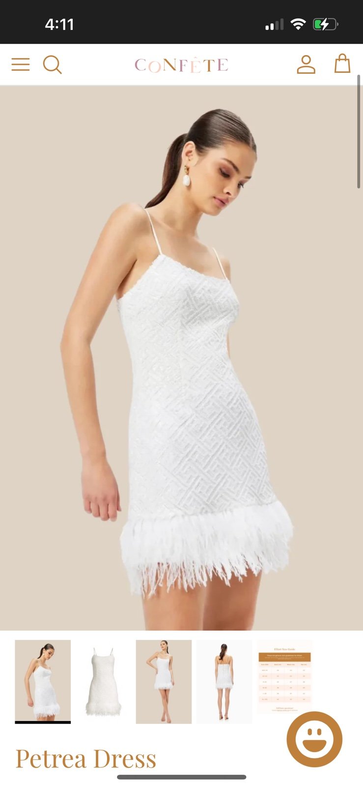 Elliatt petrea dress Ivory