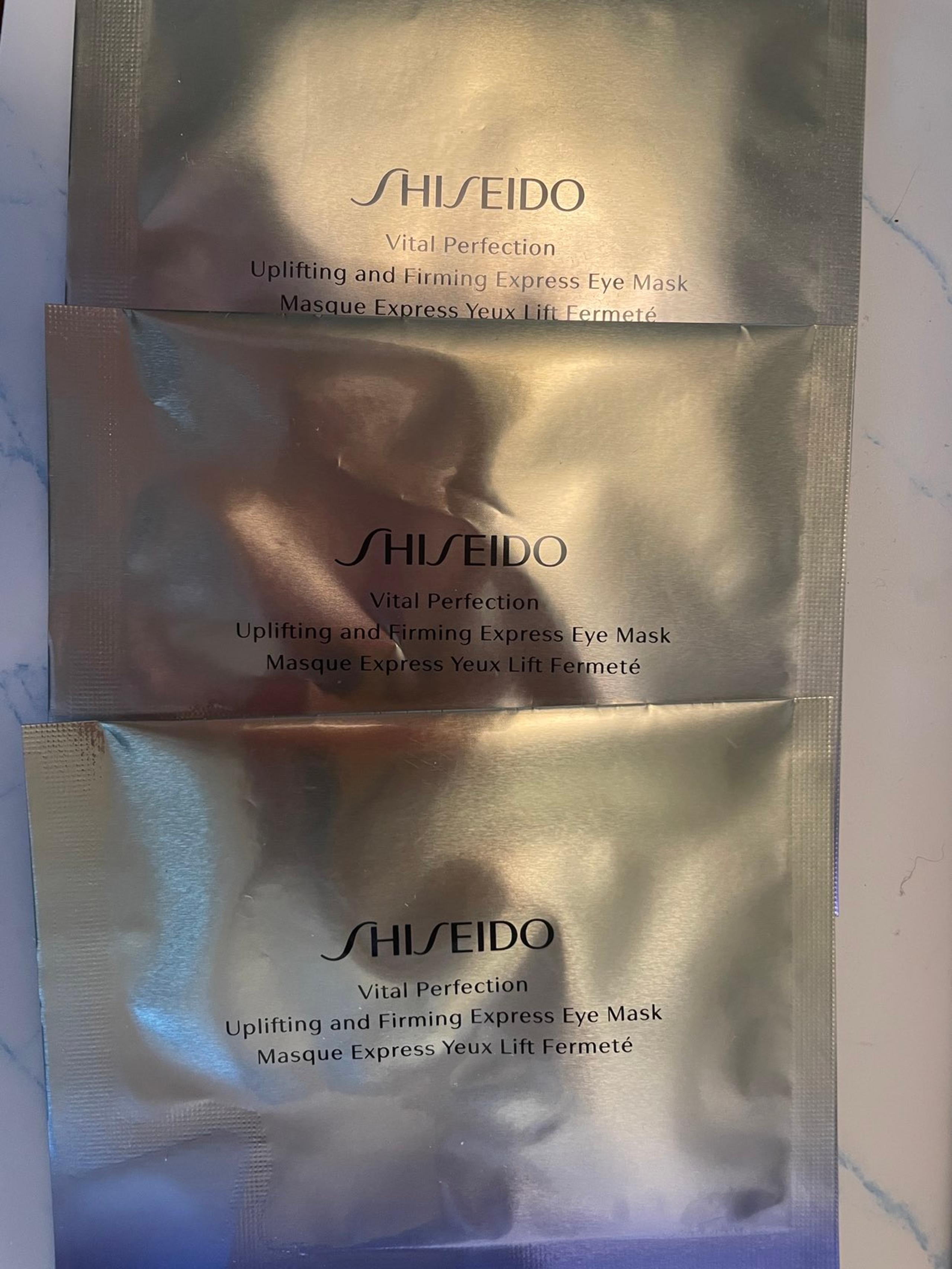 3X shiseido vital perfection eye mask
