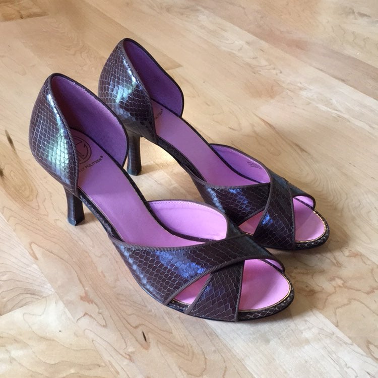Lilly Pulitzer Snake Leather Pumps 9