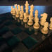 Handmade Resin Chess Set - Space Blue