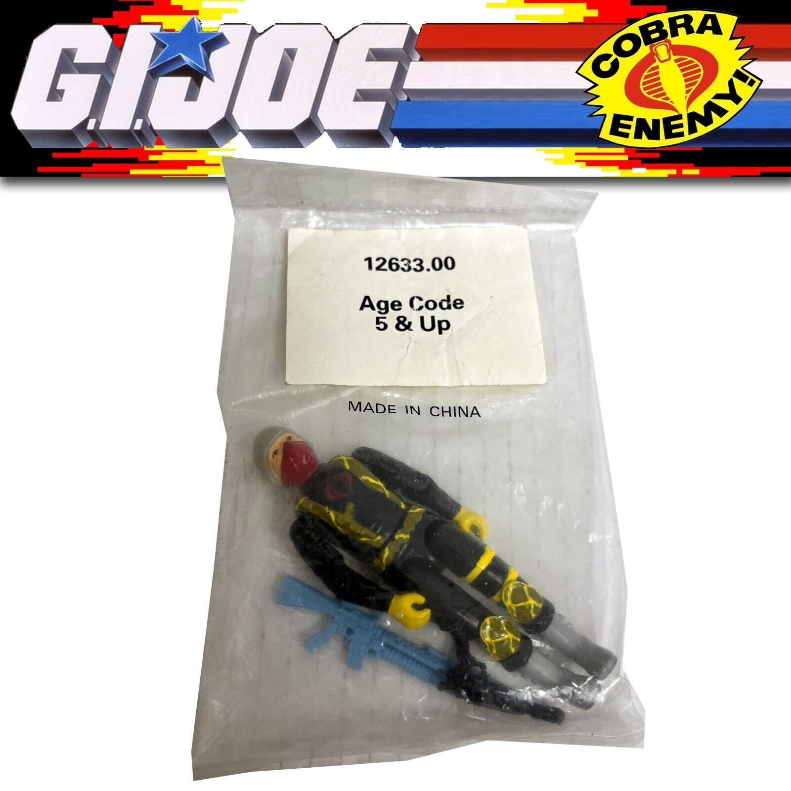 GI JOE 1994 Joe Con Convention Exclusive 1989 Python Patrol Officer MISP Figure