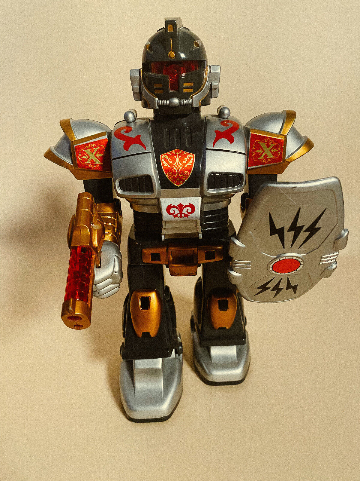 Thunder Warrior 10 Robot Happy Kids 1997 Vintage Toy Complete