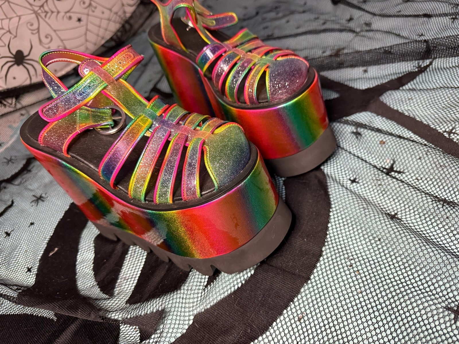 Dolls Kill Rainbow platform