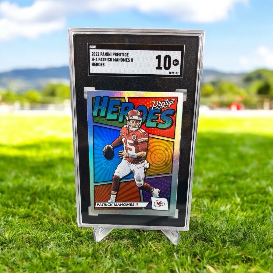 2022 Panini Prestige - Heroes #H-4 Patrick Mahomes II SGC 10