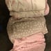 Matching crib bedding set