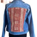 Embellished Denim Jacket, Embroidered Jean Jacket, Boho jean jacket, Embellished