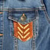 Embellished Denim Jacket, Embroidered Jean Jacket, Boho jean jacket, Embellished