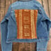 Embellished Denim Jacket, Embroidered Jean Jacket, Boho jean jacket, Embellished
