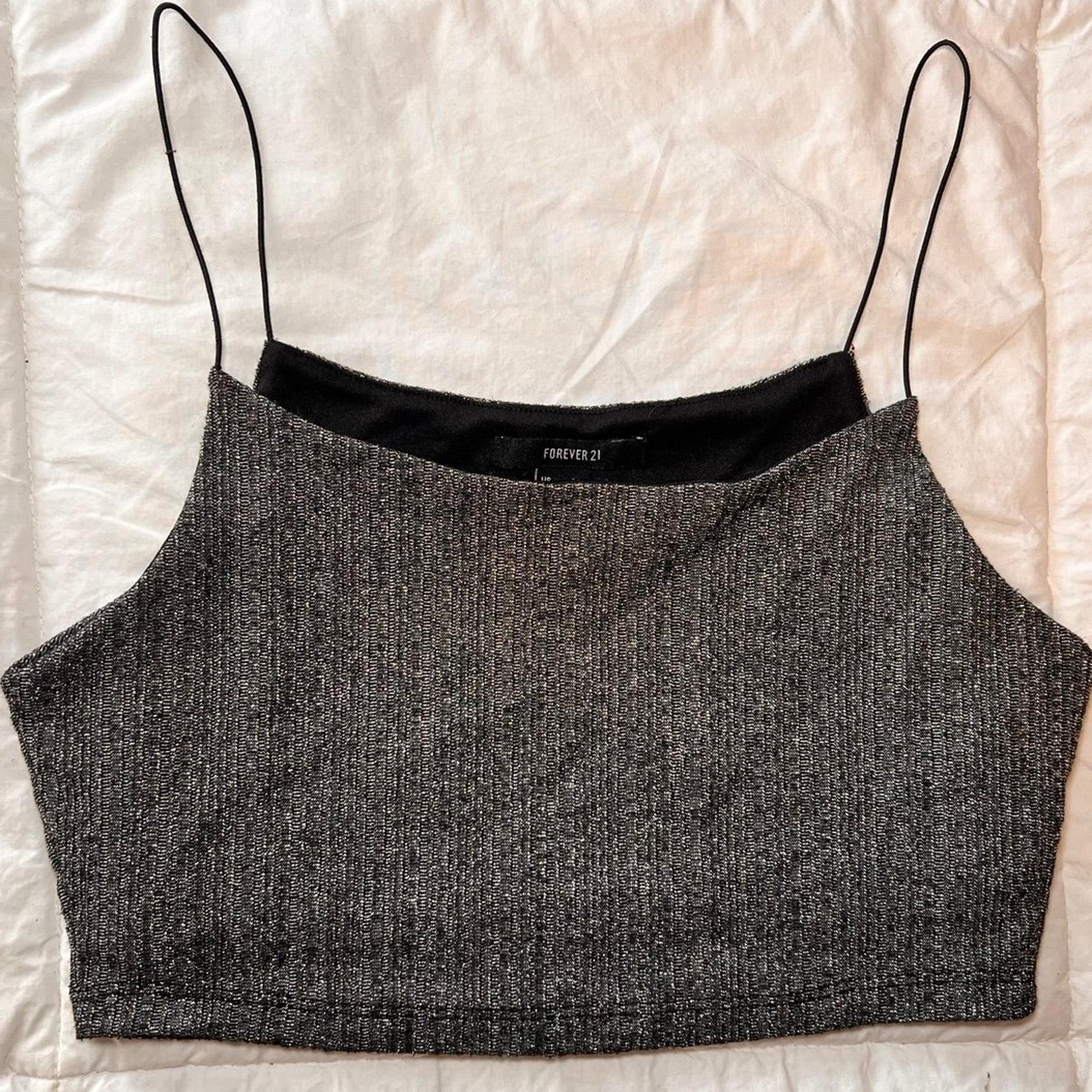sparkle crop tops