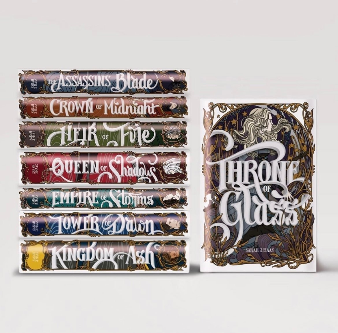 Throne of glass dust jackets ONLY