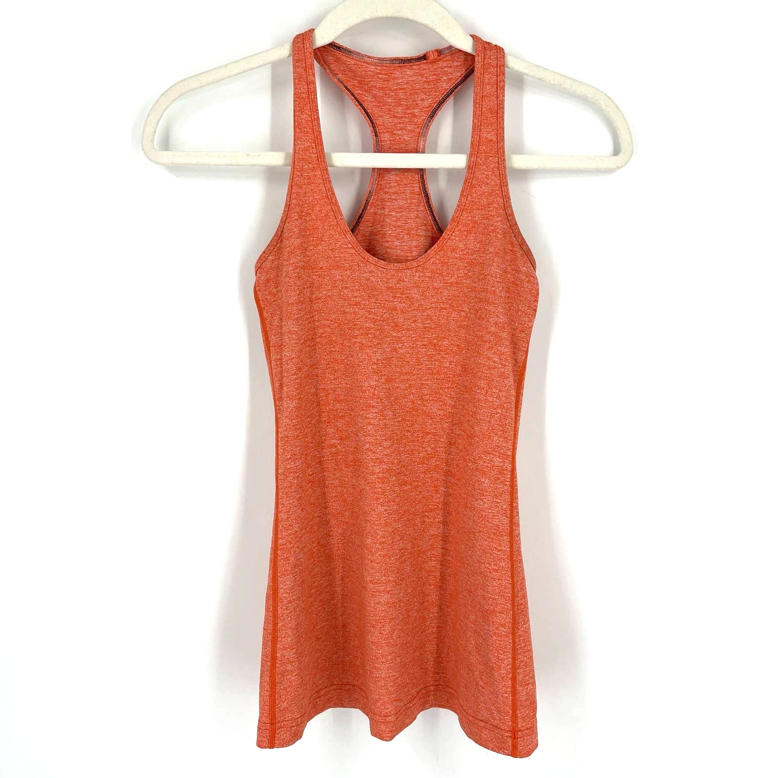 Lululemon Racerback Tank Heather Orange Size 2