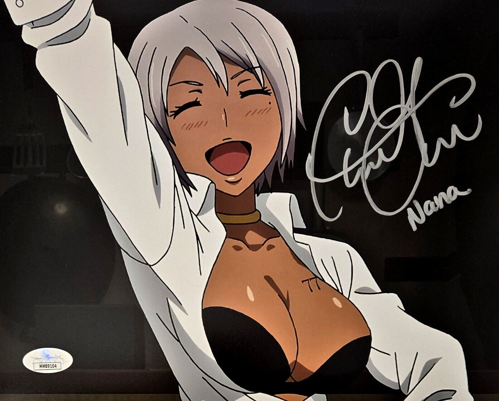 Caitlin Glass Signed Photo Nana Bassler Plunderer Autograph Anime 8x10 JSA COA 4
