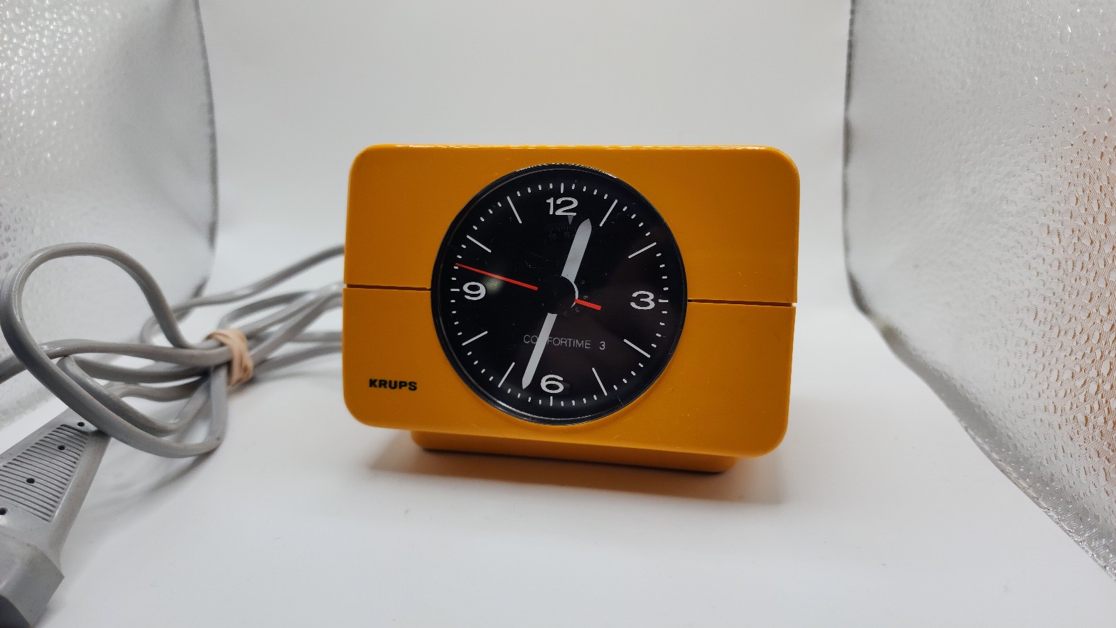 KRUPS Space Age Alarm Clock Vintage Germany 70s