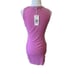 NWT l*space women's size xl Ellie dress with cut out ribbed in lavender