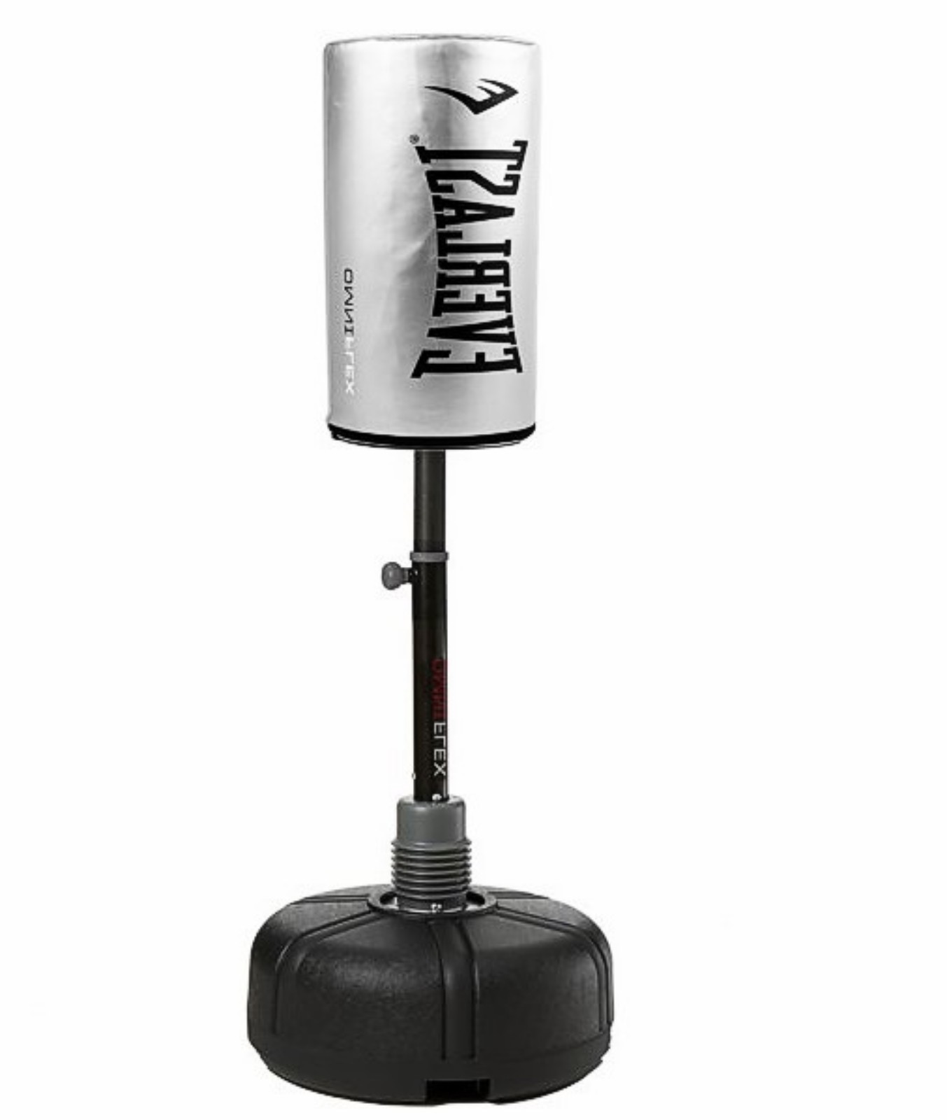 Omniflex 59 to 67 Inch Freestanding Boxing Punching Bag, Silver