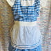Blue and White Dirndl Adult Apron