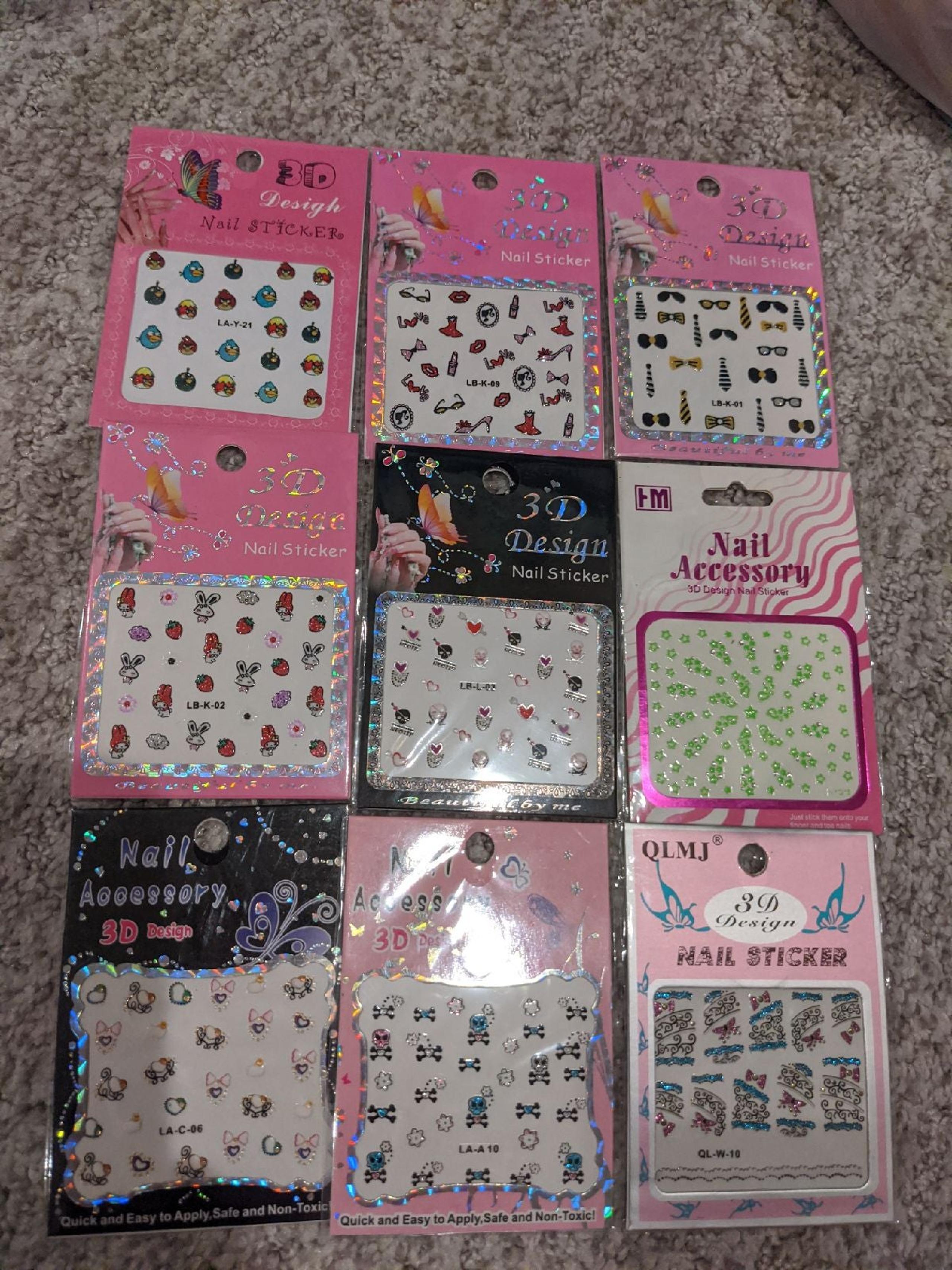 3D Nail art stickers
