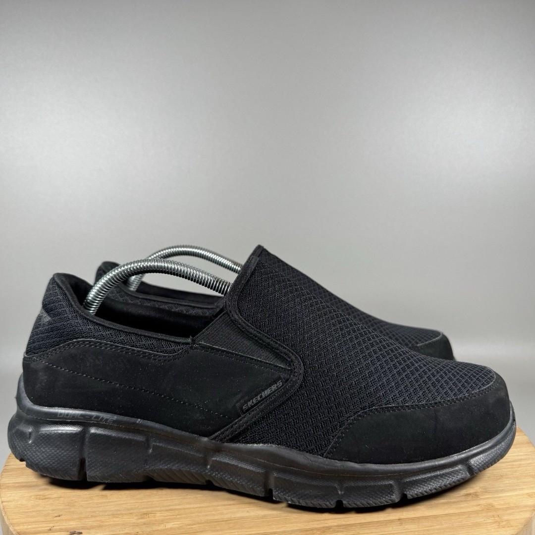 Skechers Mens Equalizer Persistent 51361 Black Running Shoes Sneakers Size 10