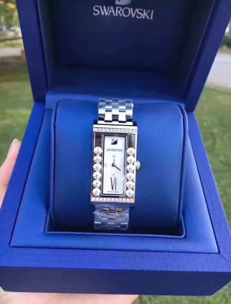 Silver watch women Swarovski 5096682 new nice 549
