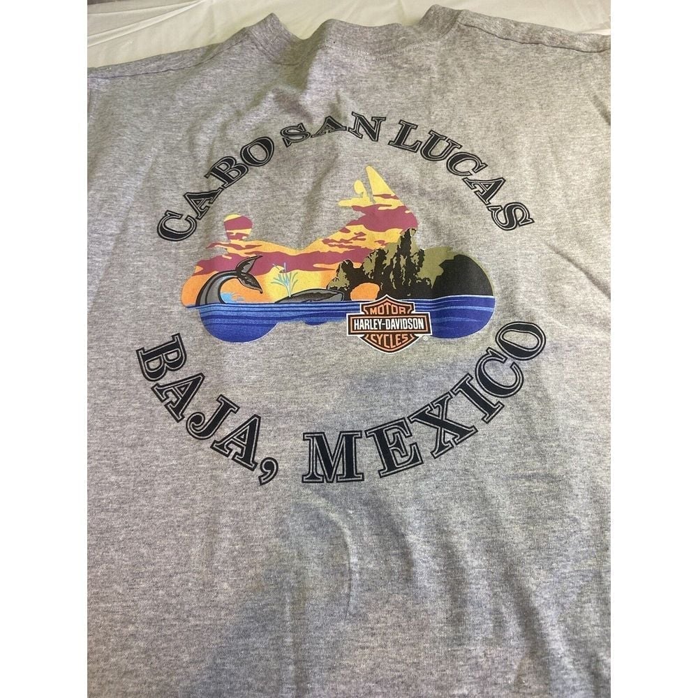 Men's Harley Davidson Motorcycle Cabo Sleeveless T-Shirt-NWT-Size 2XL-Small Flaw