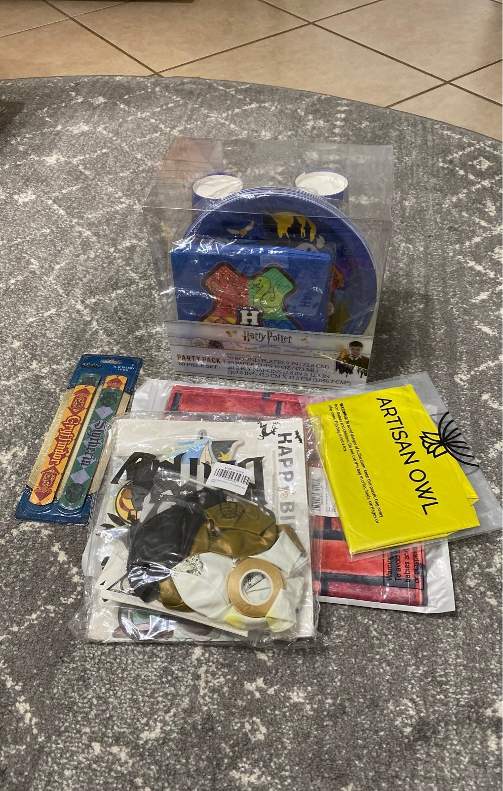 Harry potter Birthday party Pack favors