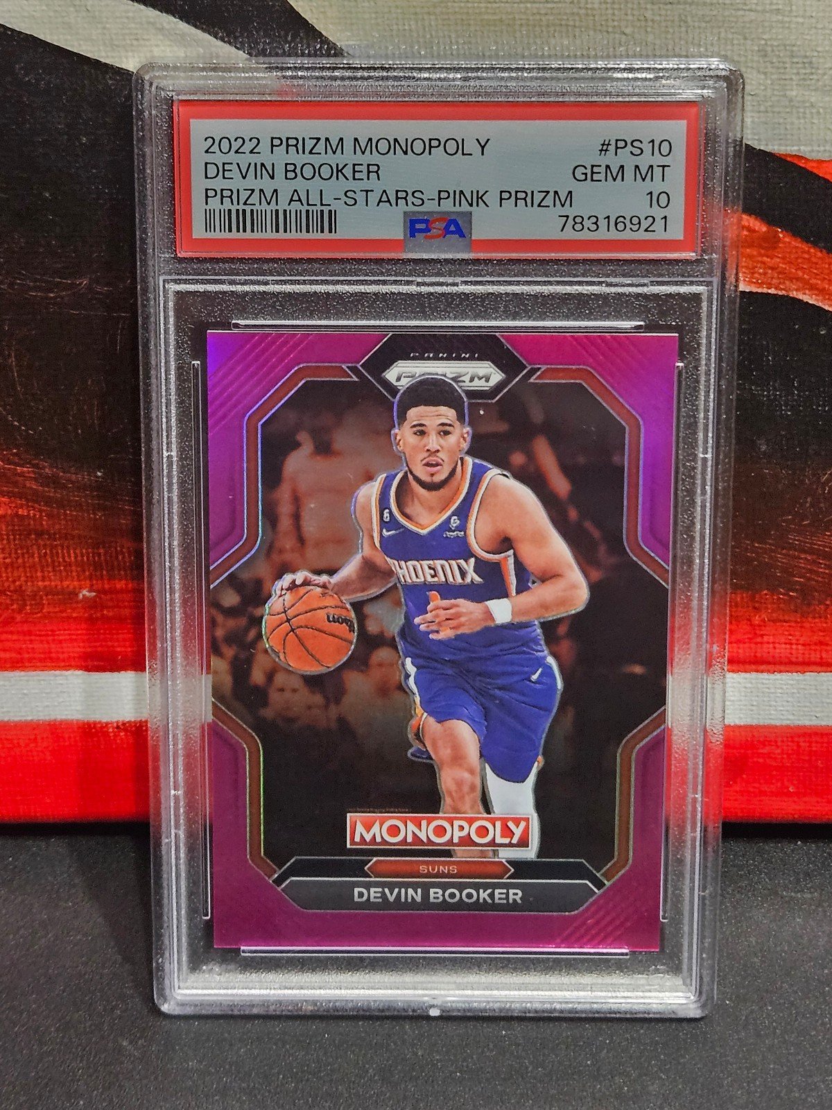 PSA 2022-23 Prizm Decim Booker /150 Pink All-Stars Suns