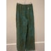 Victoria’s Secret Silk Two-Piece Set Top & Pants Green Outfits Leopard Sz Small