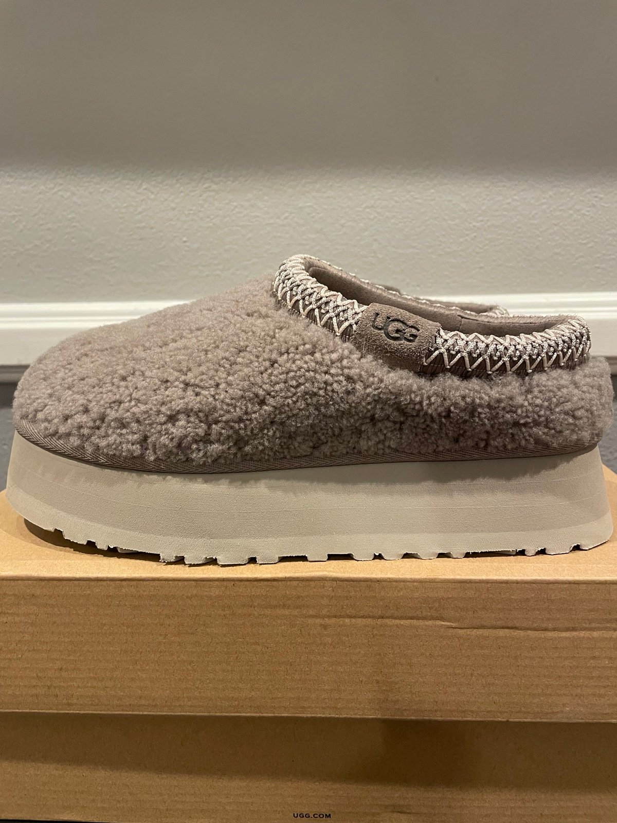 UGG Tazz Slipper Maxi Curly Smoke Plume
