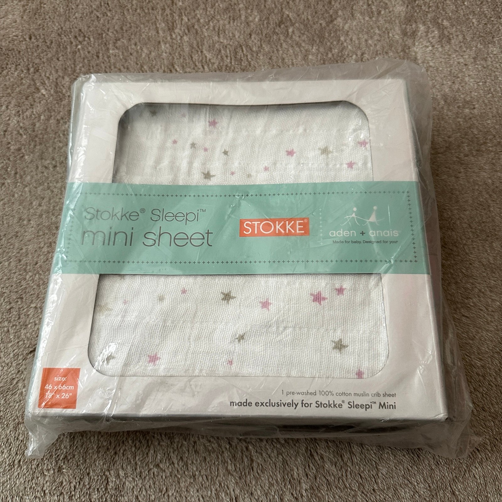 Aden & Anais Classic Crib Sheet Lovely Stokke Sleepi Crib Sheet Single New