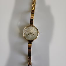 Michael Kors Naia gold-tone logo watch for women