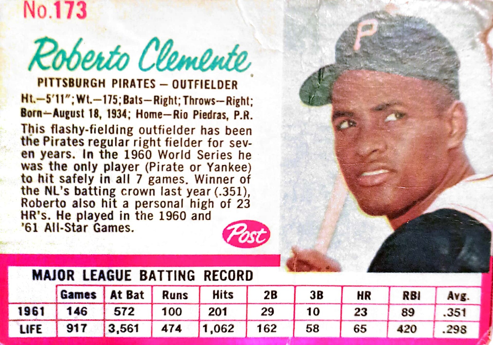 1962 Roberto Ckemente