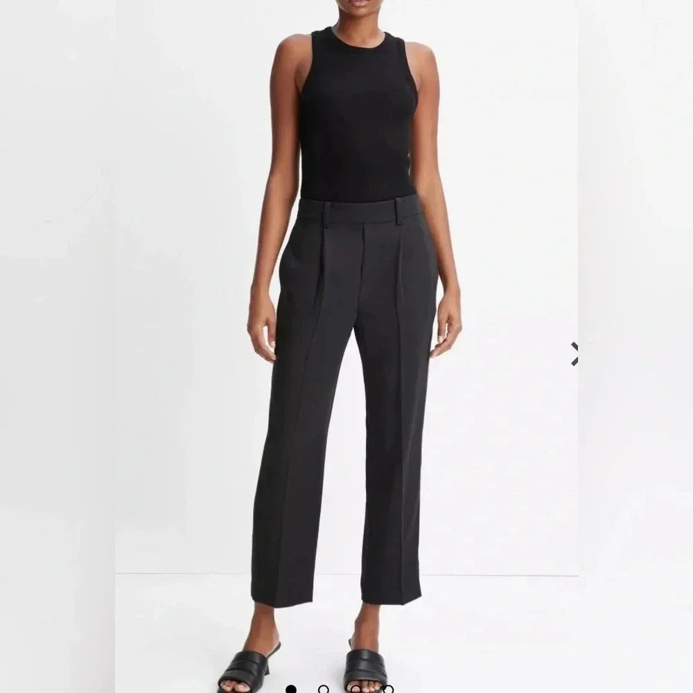 NWT Vince Mid-Rise Tapered Pull-On Pant Style # 252272 SZ M