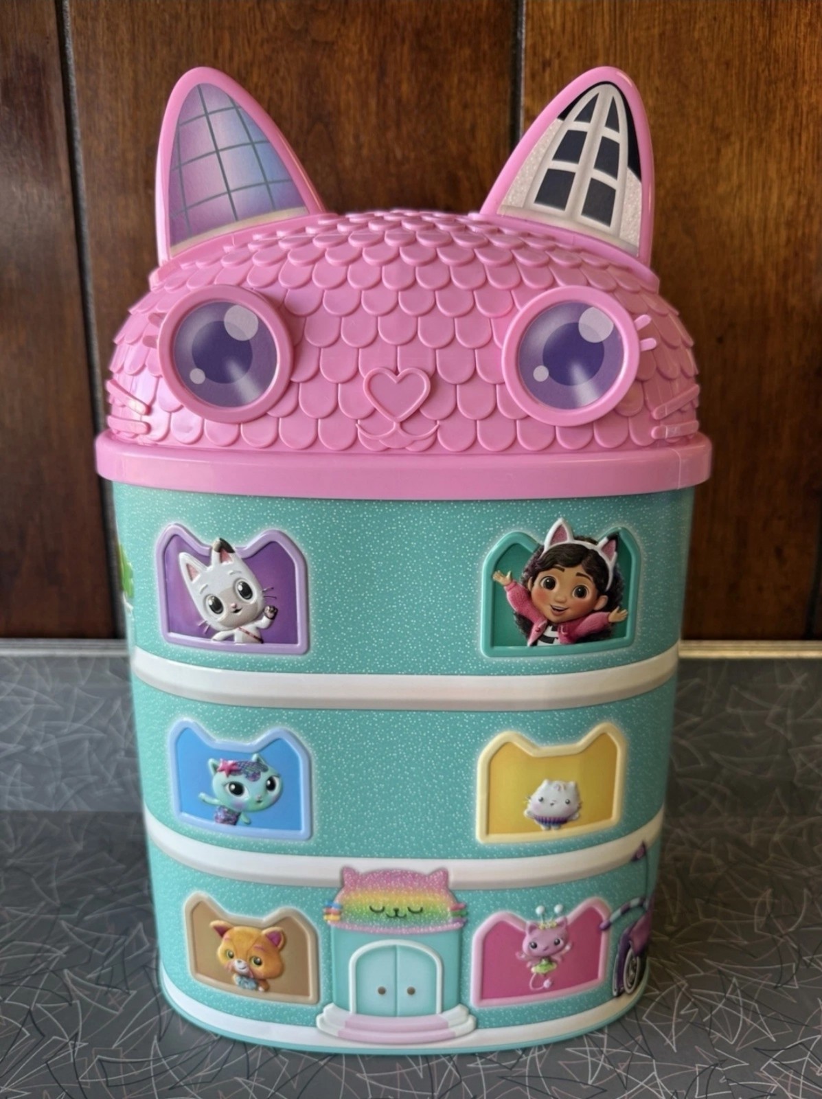 Gabby's Dollhouse Movie Cinemark Exclusive 2025 Popcorn Bucket Tin