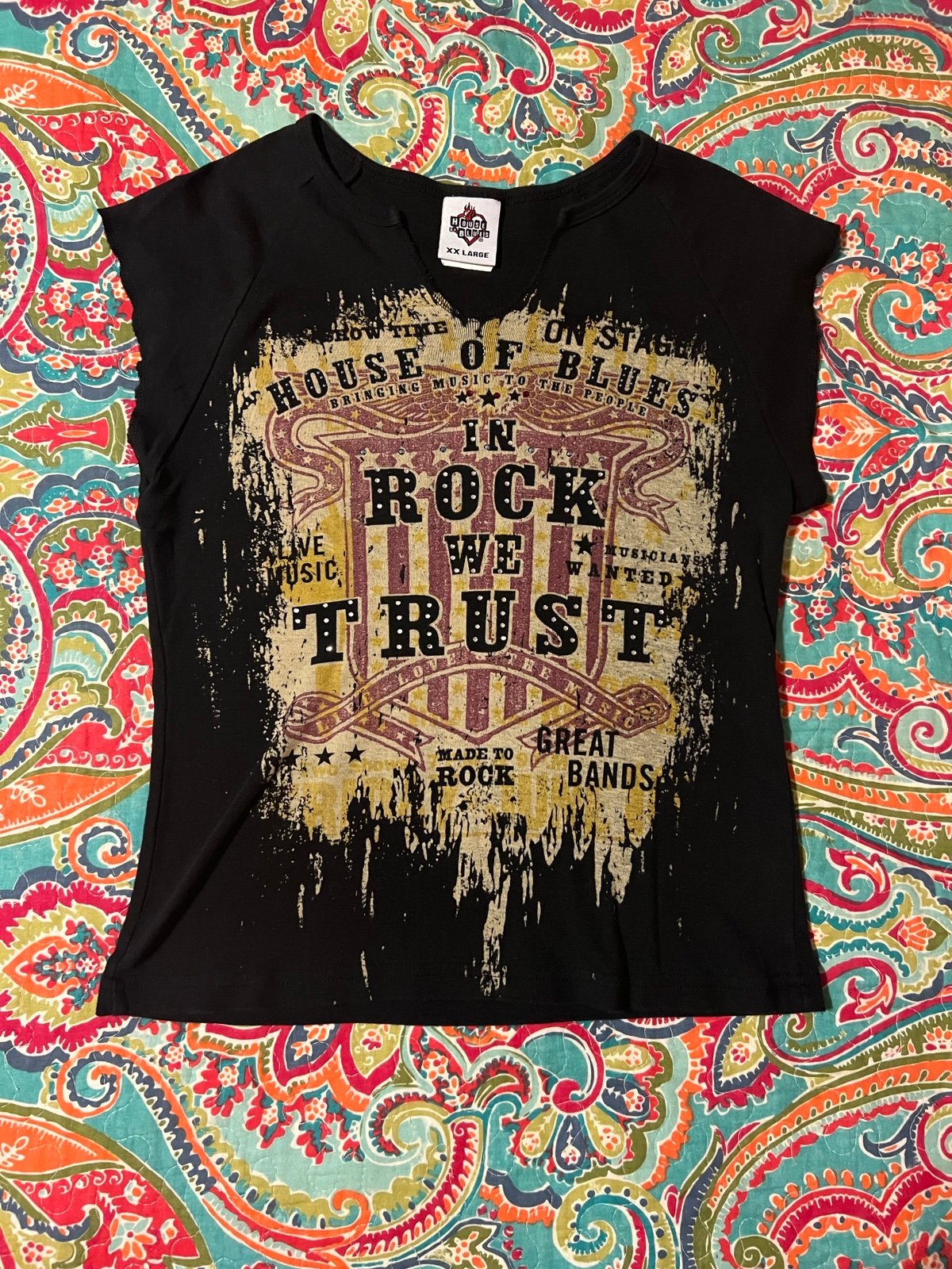 VTG 90s House Of Blues Affliction Style Tank USA
