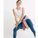 NWT Madewell mwl form high rise Leggings Blue Hematite XS