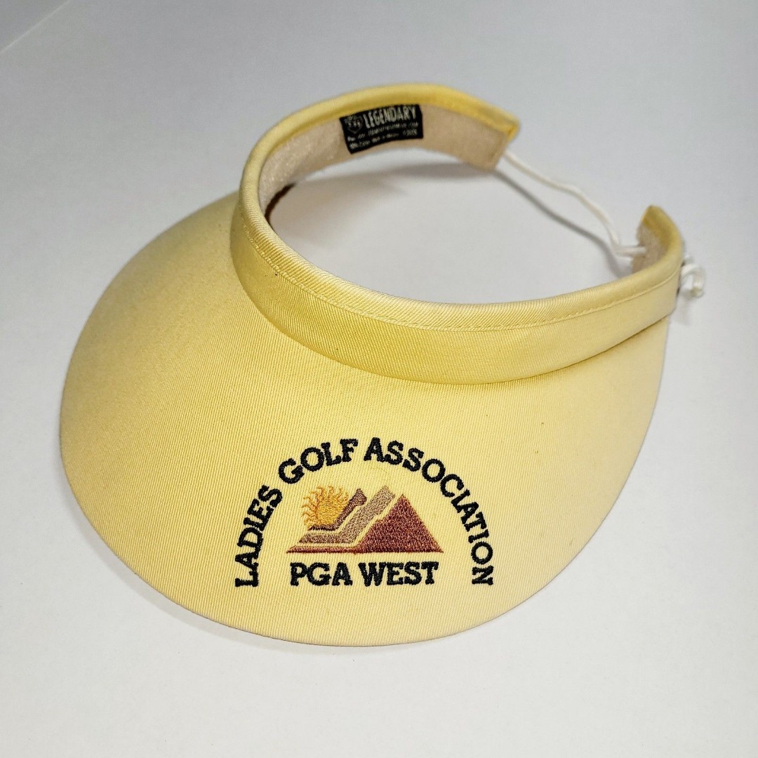 VTG Ladies Golf Association PGA West Women's Lace Visor Legendary Headwear EUC