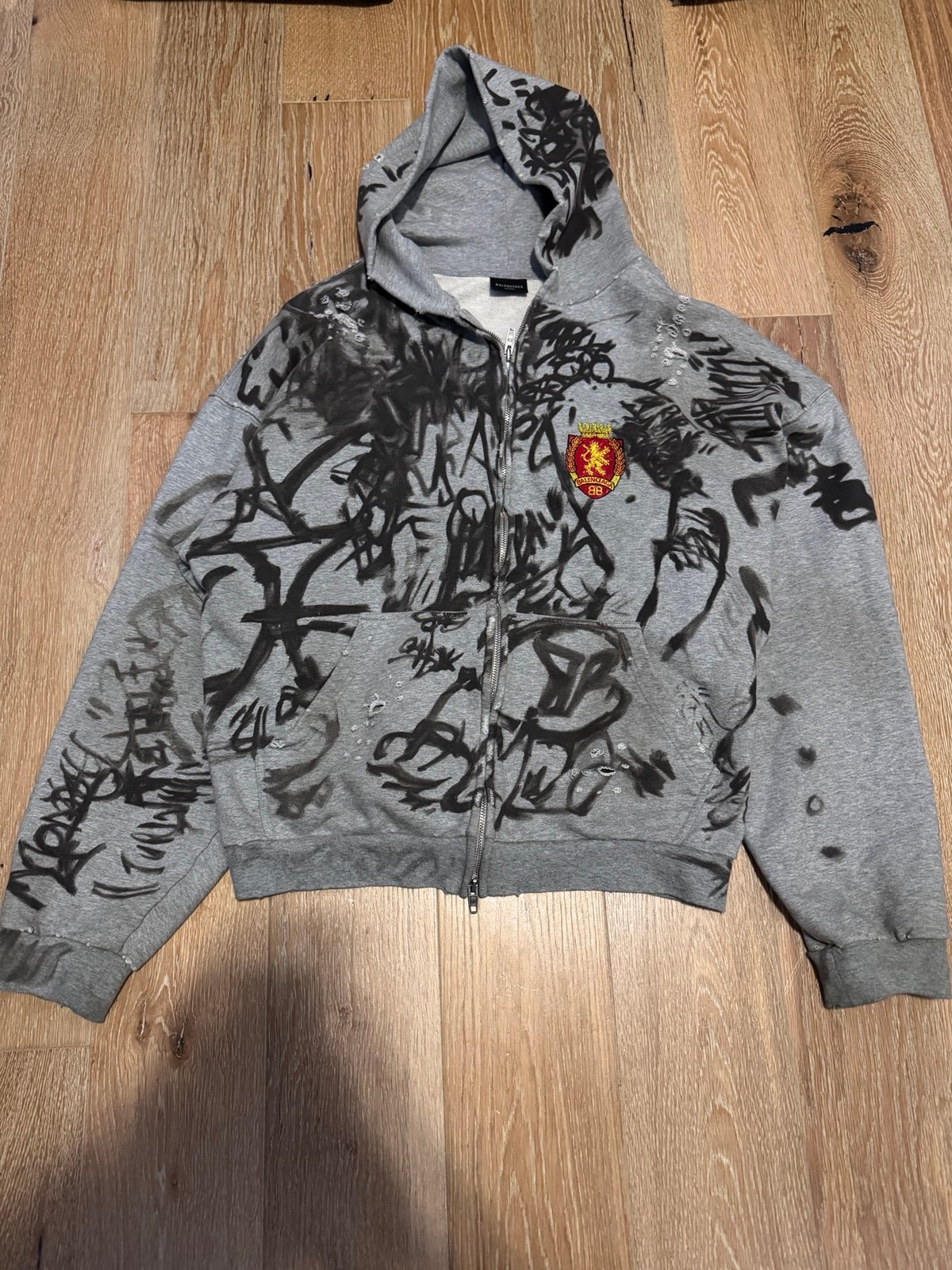 Balenciaga skater zip size S