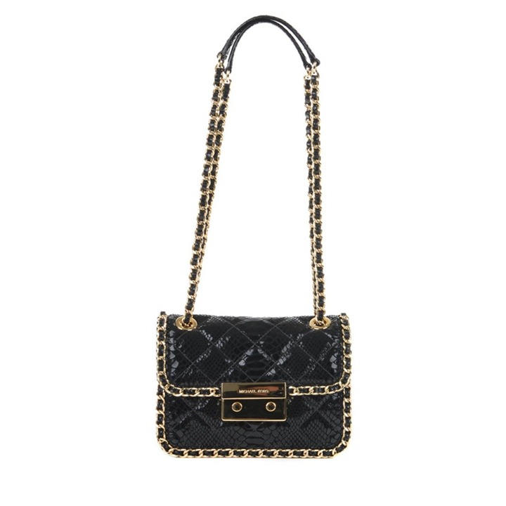 Michael Kors Carine Python Shoulder Bag