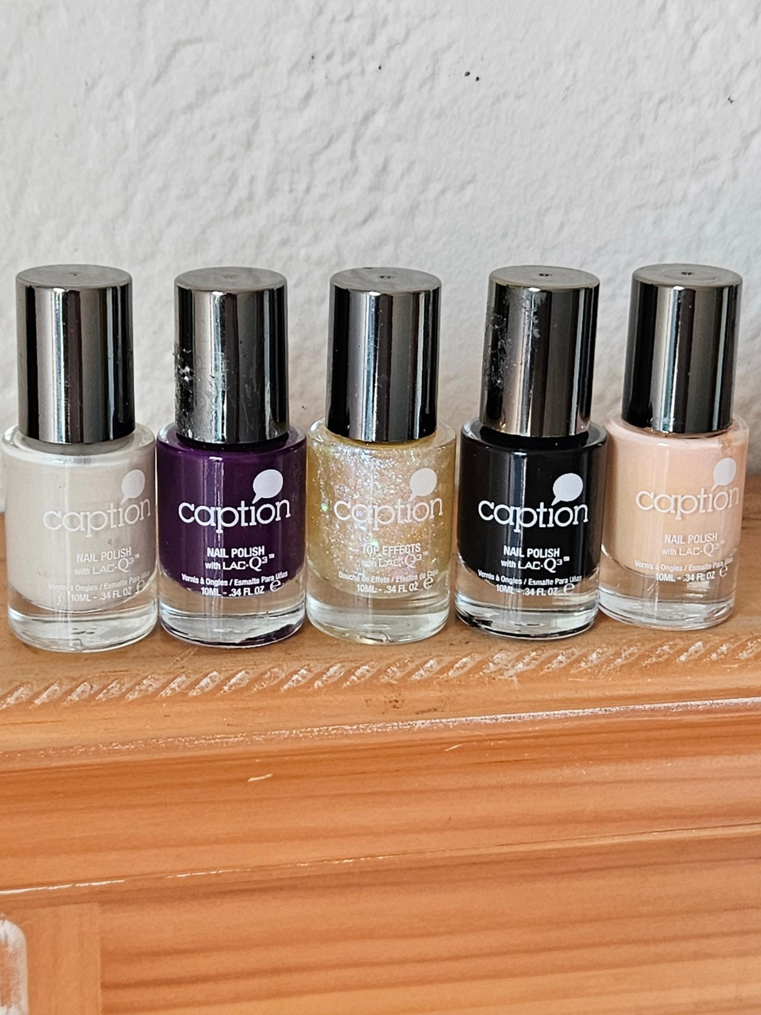 Young Nails CAPTION (5 PACK BUNDLE) Nail Polish with LAC-Q3
