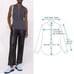 Excellent Condition★GANNI★Half-Zip Knit★Driver's Knit★Sleeveless★Ganni