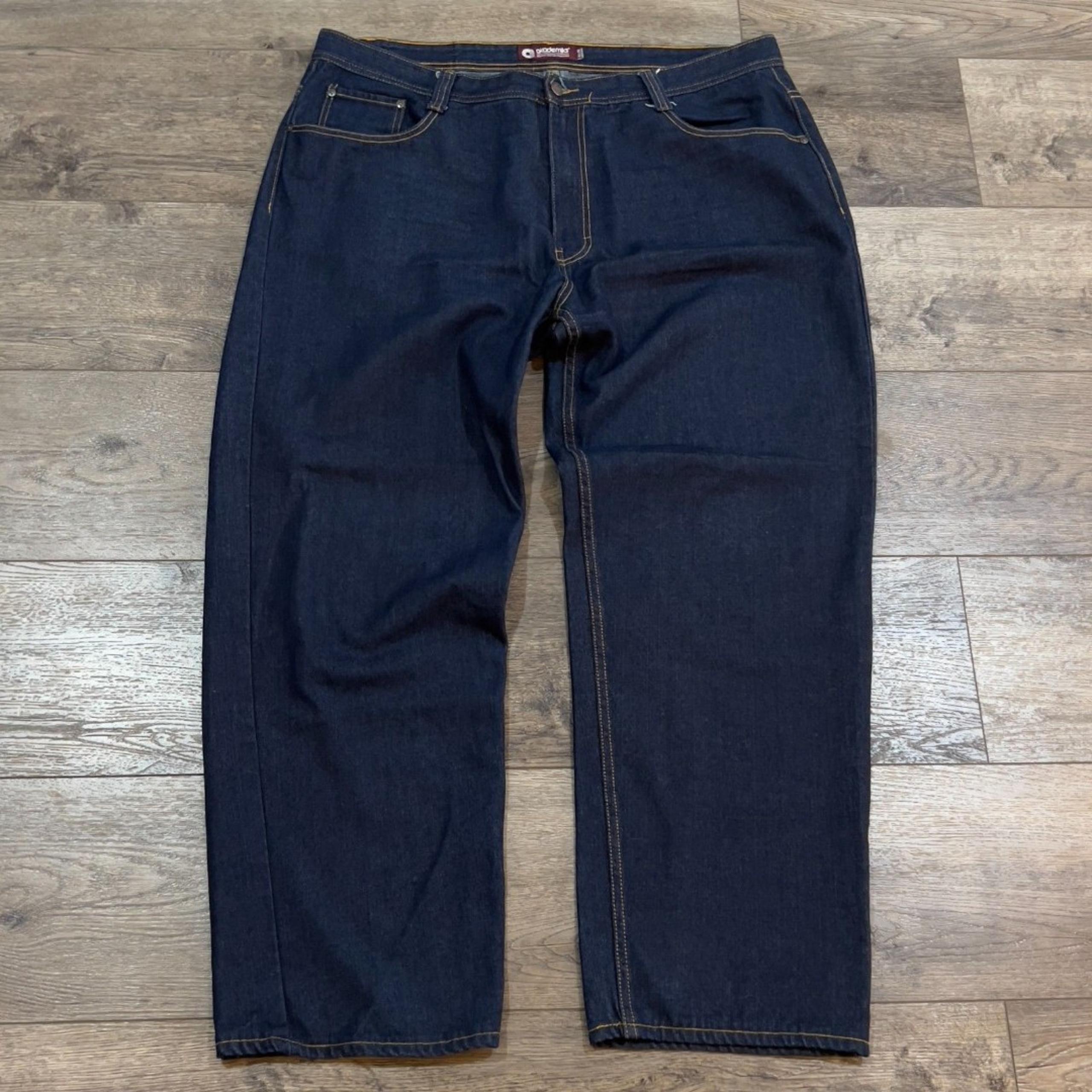 NWOT! Akademiks Wide Leg Blue Jeans - Big & Tall Men's Size 46x34