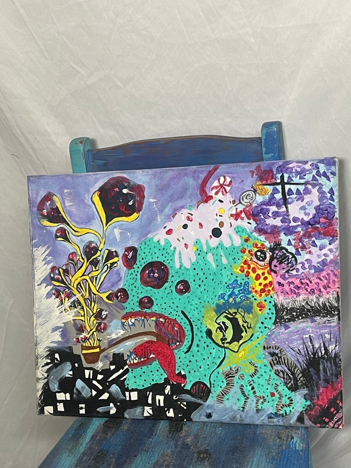 Abstract Alien Painting