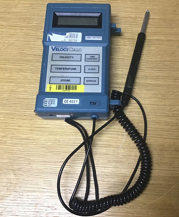 TSI 8350 VelociCalc Air Velocity Meter Tested Working