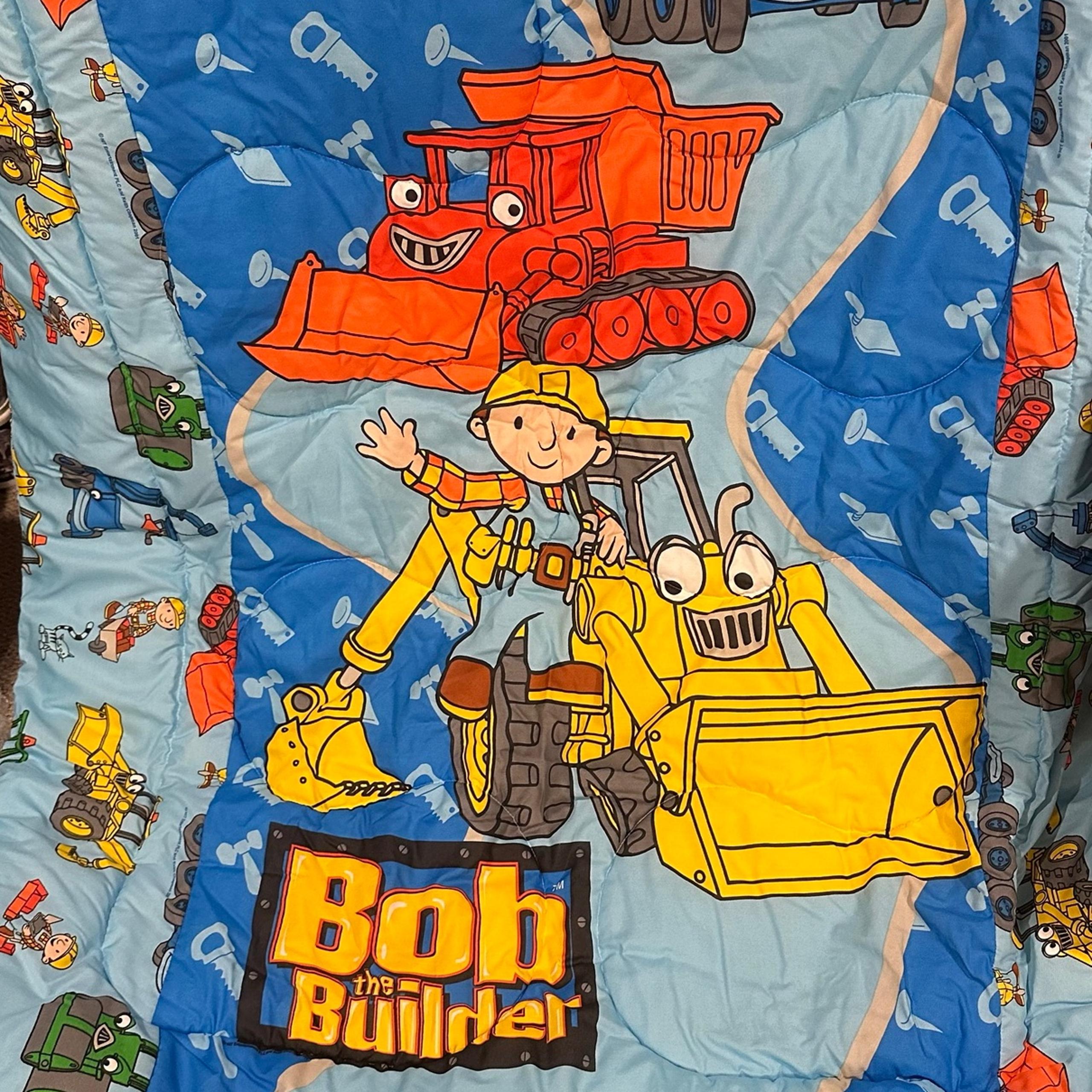 vintage bob the builder comforter twin size
