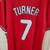 Philadelphia Phillies Trae Turner #7 Jersey Size Medium