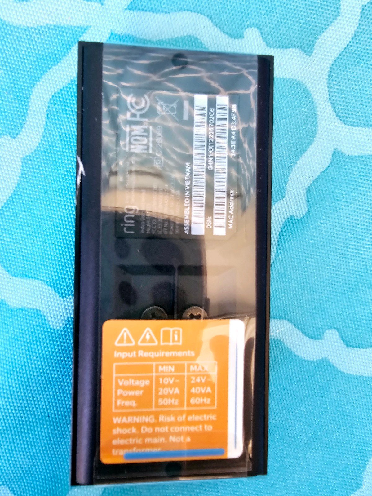 Ring Doorbell Wired - detail